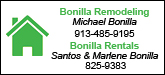 Bonilla Rentals - Houses and Apartments Sponsorship Banner